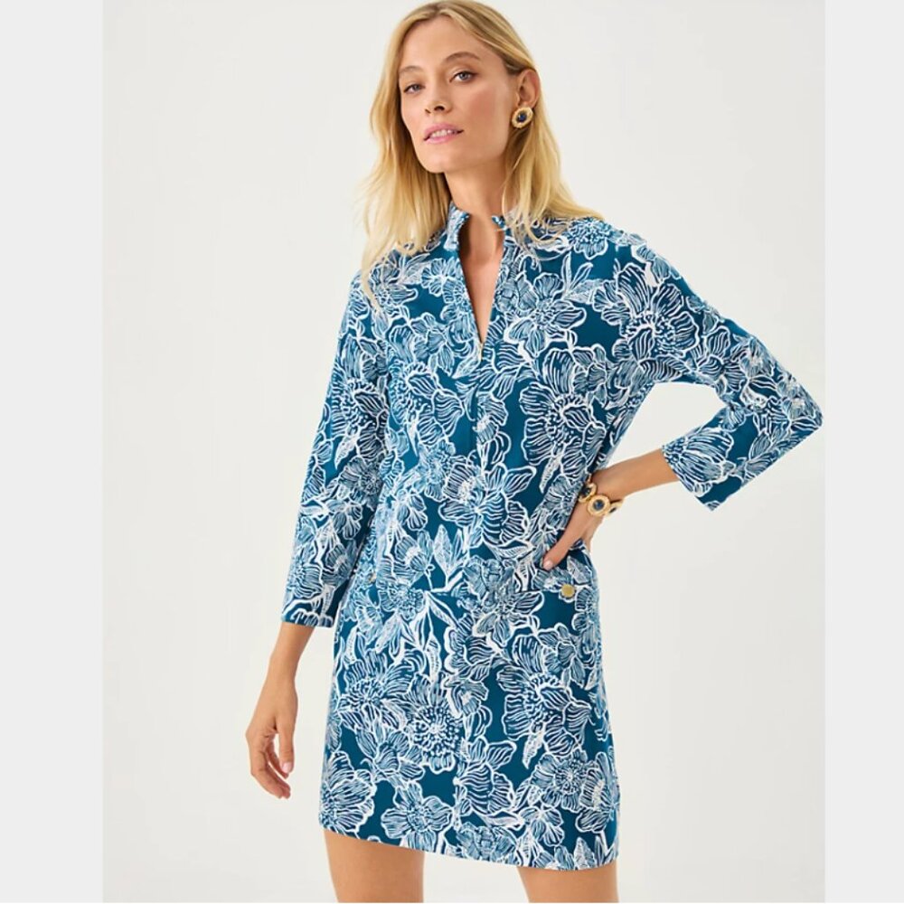 NWOT Rosie Dress in Starlight Navy Unforgettable Large